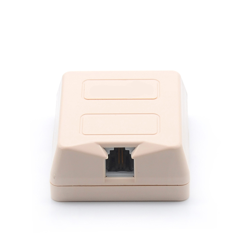 MT-5801 RJ11 Keystone Jack with Gel Waterproof Telephone Outlet Surface Box 