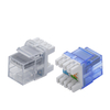MT-5113 RJ45 CAT6 180 Degree Keystone Jack with Transparent Cover