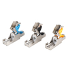 MT-5061 Cat6a Cat7 Cat8 Shielded Toolless Keystone Jack CAT.6 CAT.7 CAT.8 RJ45 No-compression Modular Plug