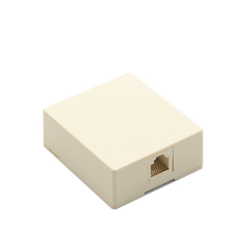 MT-5829 6P4C Single Port 4 Pin Telephone Connection Box RJ11