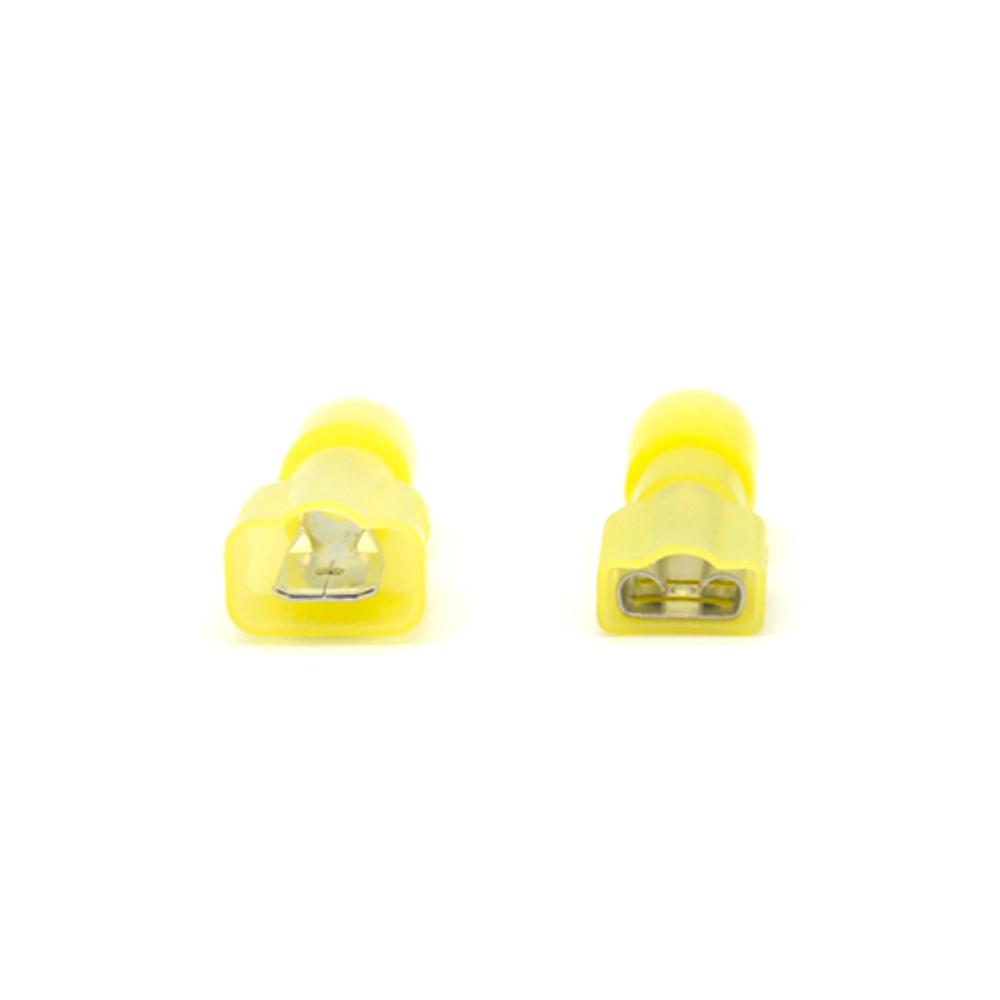 MT-3817 FDFN/MDFN1.25-250 1.5-6 Square Nylon Sheathing Insert Spring Female Plug Cold Pressed End Plug Male And Female Connector
