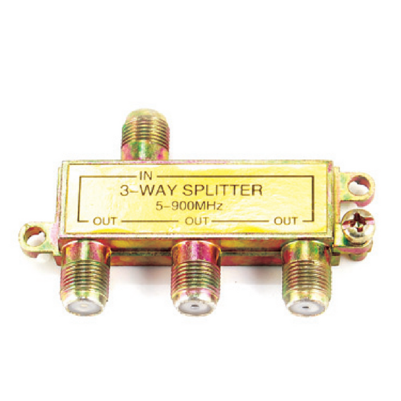 MT-7001-C3 5-900MHz 3 Way CATV Splitter CATV F Connector Coaxial Splitter