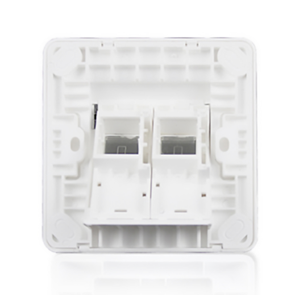 MT5904 Network Face Plate Single Port 2 Port Rj45 Wall Face Plate