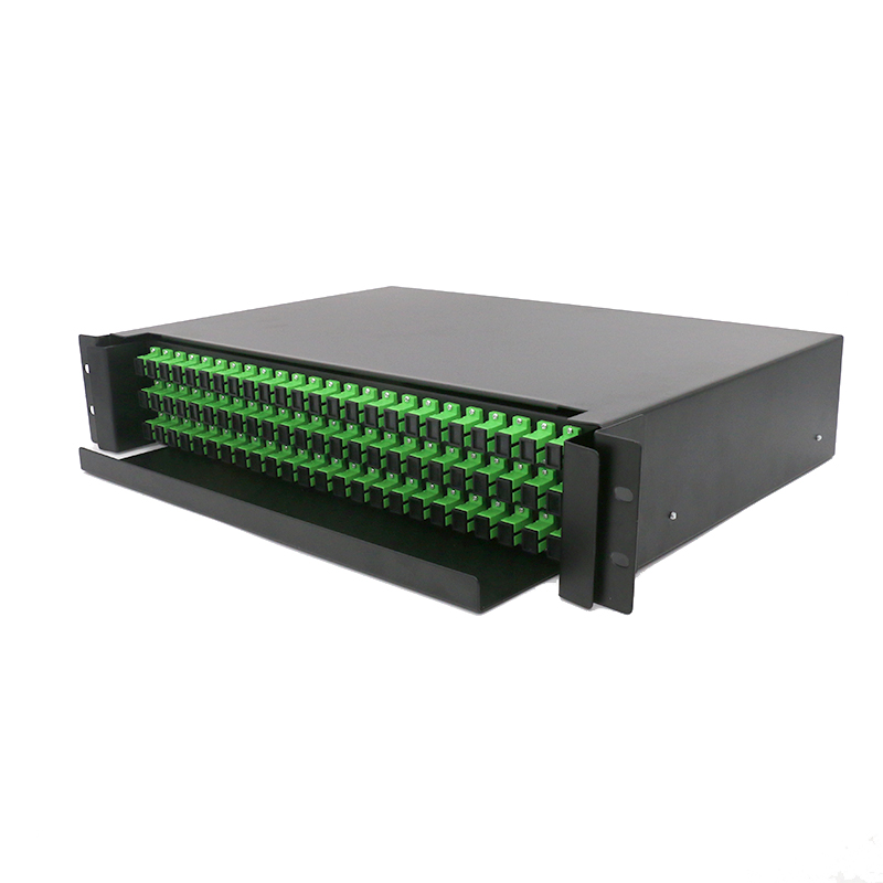 MT-1013 72 Port 2U Fiber Optic Patch Panel With Cable Manager SC UPC Adapror