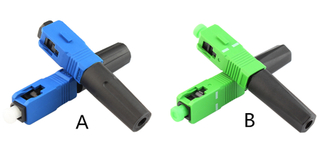 MT-1041-S SC Fast Connector SC/APC UPC Fast Drop Wire Optical Quick Connector for Covered Optical Cable