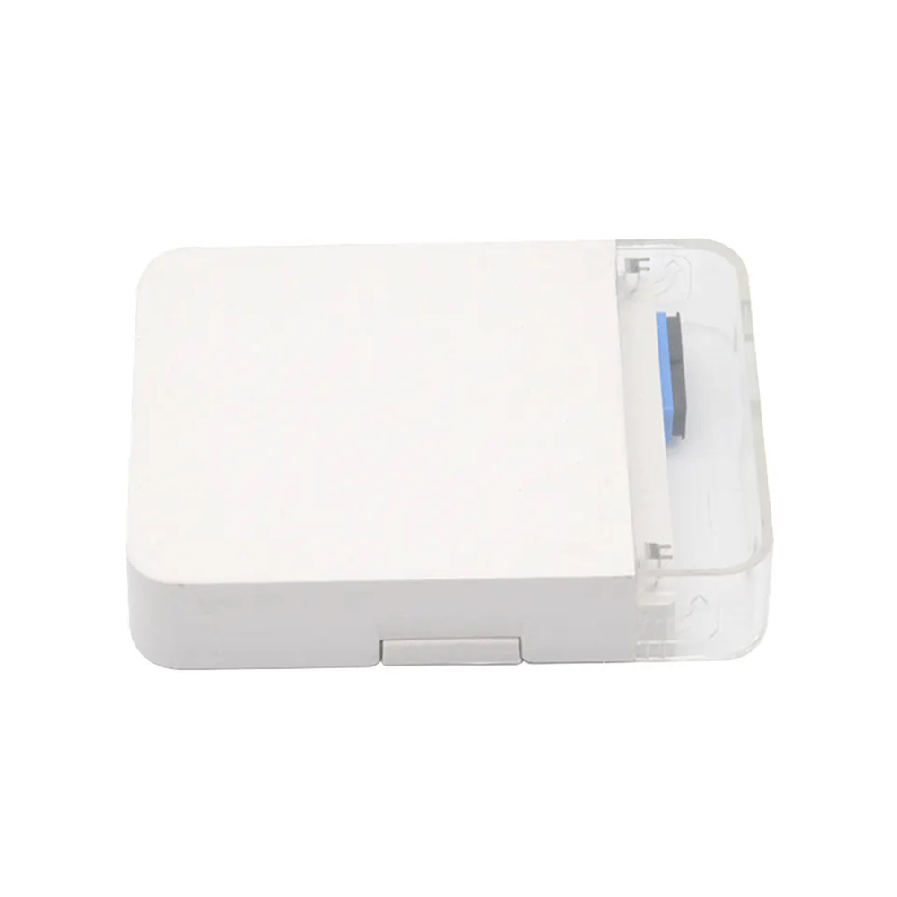MT-1220D Fiber Optic Indoor Plastic SC/FC/LC Adaptor Type FRB 1 2 4 Core FTTH Junction Terminal Box Rossette Box