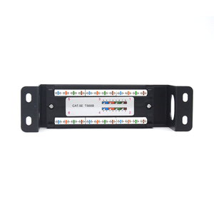 MT-4028-A 6 Ports UTP T568 Wall Mounted Cat5e Network Cable Patch Panel