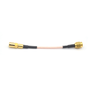 MT-7218 8CM RG316 RF Cable Inner Screw Inner Pin SMA To SMB Female Connector Coaxial Cable