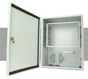 MT-1301 Fiber Optic 96 Core Fully Loaded Wall Mount Type Outdoor SPCC Telecom Cabinet