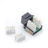 MT-5104 Cat5e Cat6 Keystone Jack Rj45 Connector with 110 IDC 2 Cover