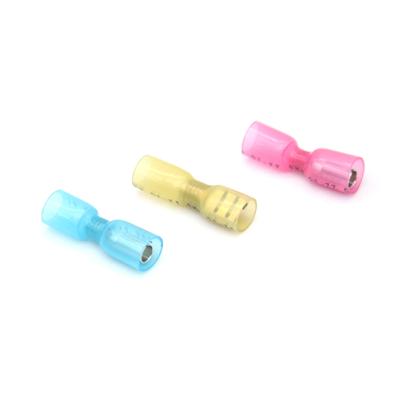 MT-3825 Heat Shrinkable FDFN2-250 Plug Spring Cold Crimp Terminals Male And Female Nylon Butt Terminal Nylon Insulated Terminal