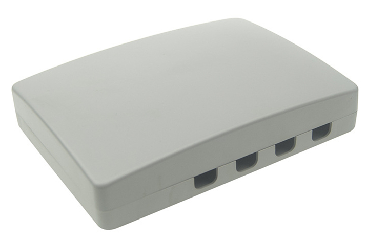 MT-1212 4 Port FC/PC Mounting Box Fiber Optic Outlet Box FTTH Mini Terminal Box
